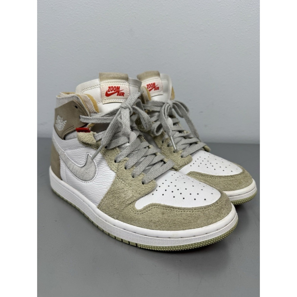 Nike Air Jordan 1 High Zoom Womens Size 7.5 Shoes CMFT Olive Aura  CT0979-102